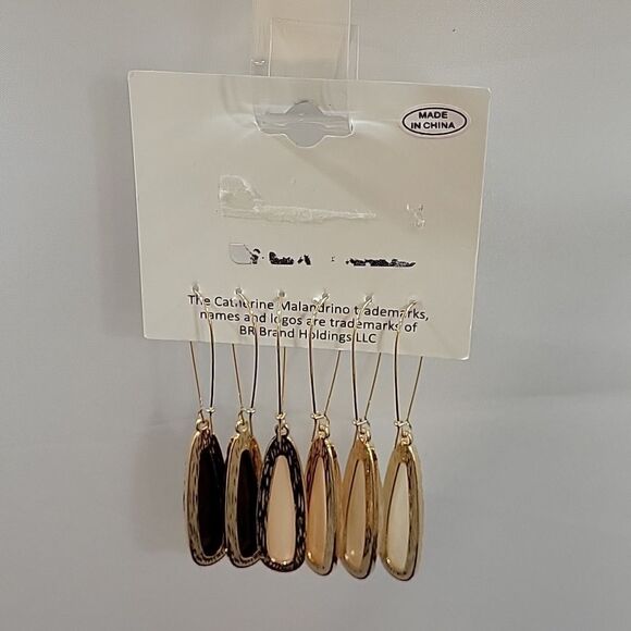 BRAND NEW  CATHERINE MALANDRINO DANGLING DROP WOMEN"S EARRINGS - Picture 10 of 12